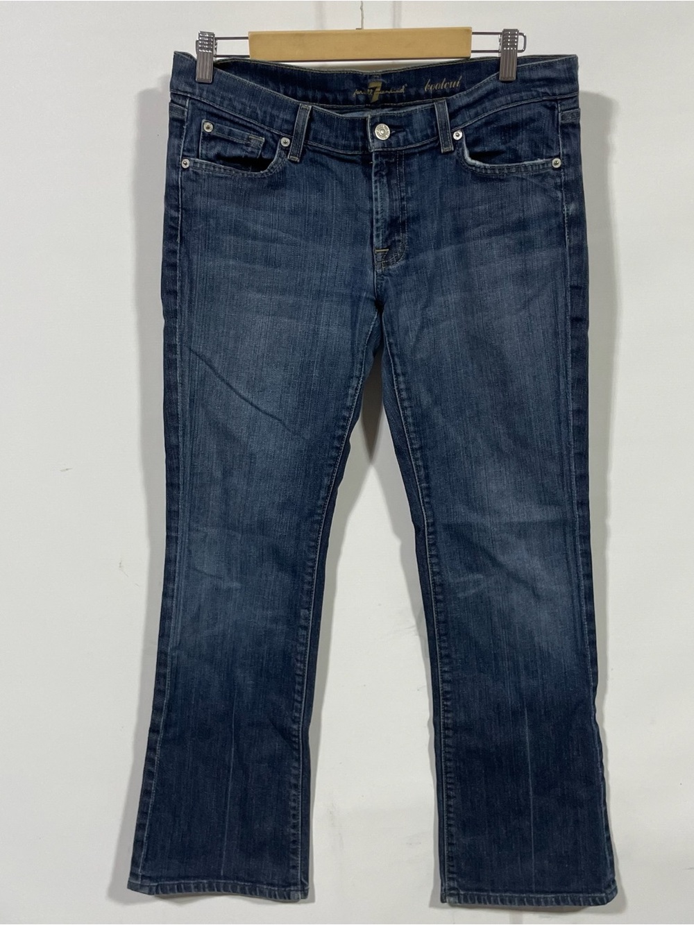 7 For All Mankind Indigo Flare Jeans